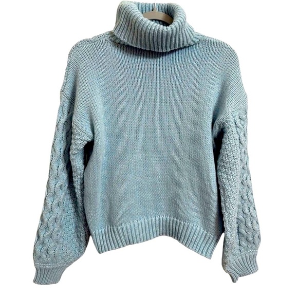 WOVEN HEART NWT Women’s Cable Knit Sweater Size XS Cozy And Comfy - Picture 3 of 7